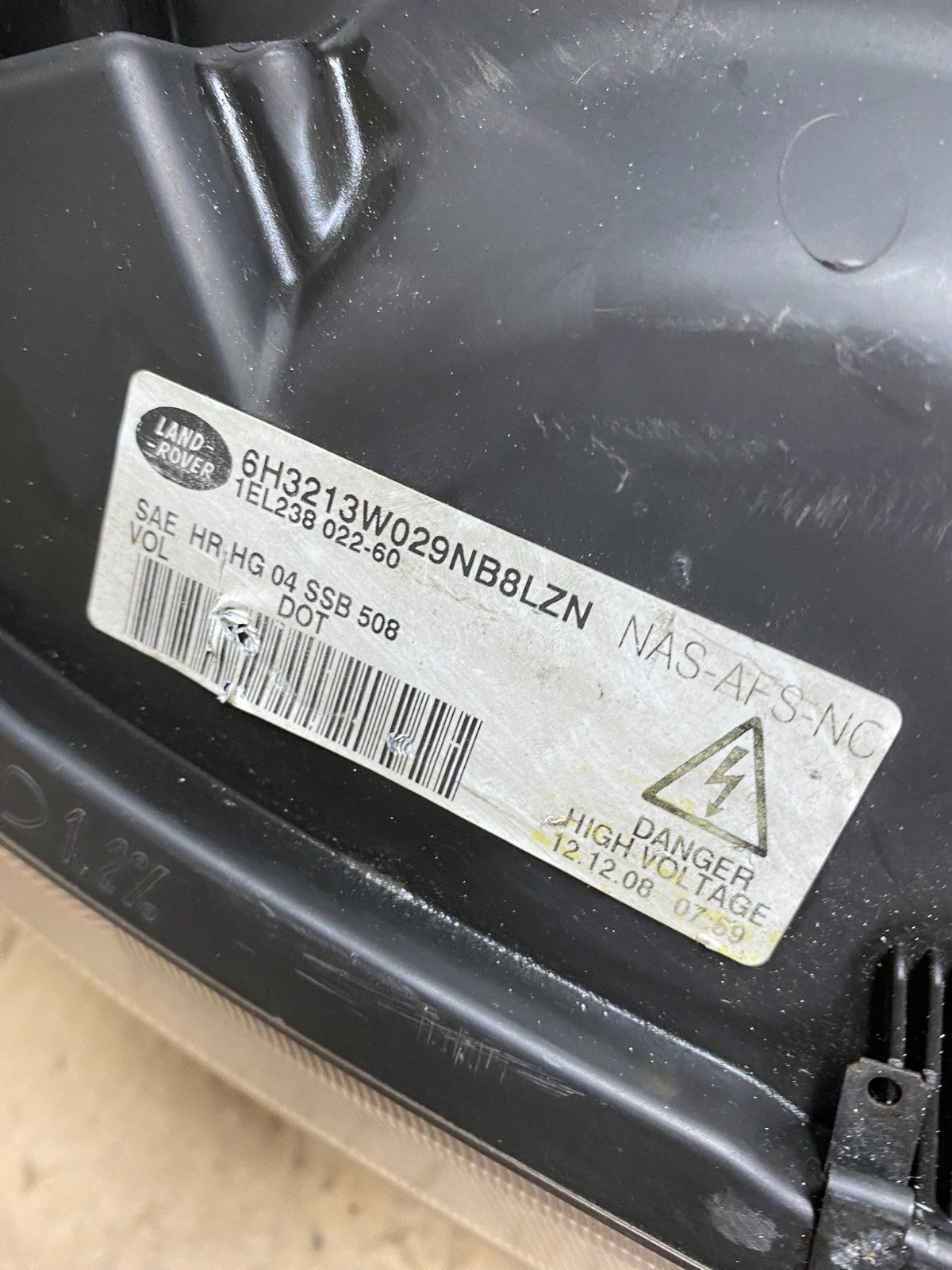 2006-2009 Land Rover Range Rover Right Passenger Xenon Headlight AE6570 DW10