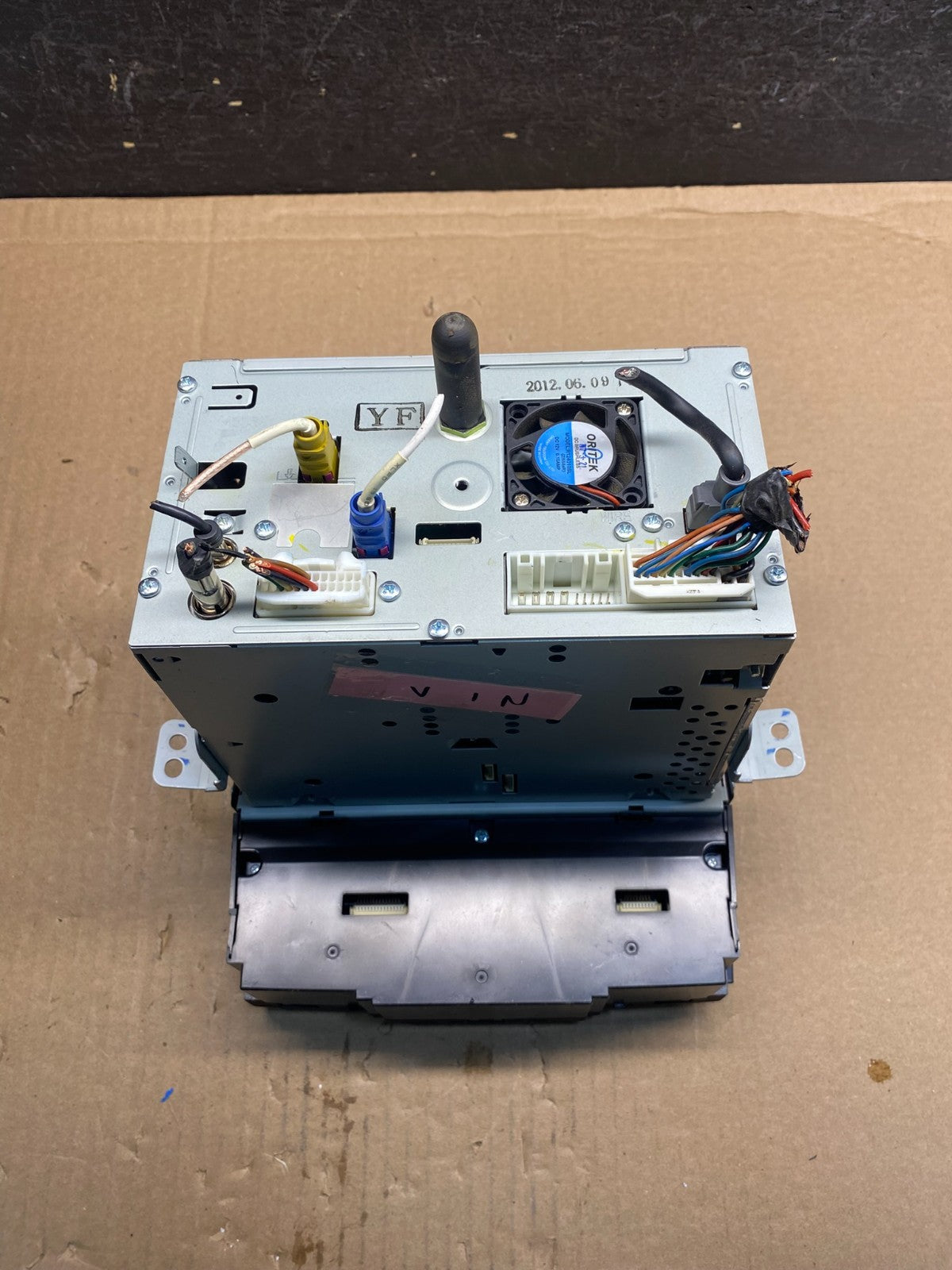 2011 to 2015 Hyundai Sonata Hybrid Radio Navigation Screen Display AE7926 DG5