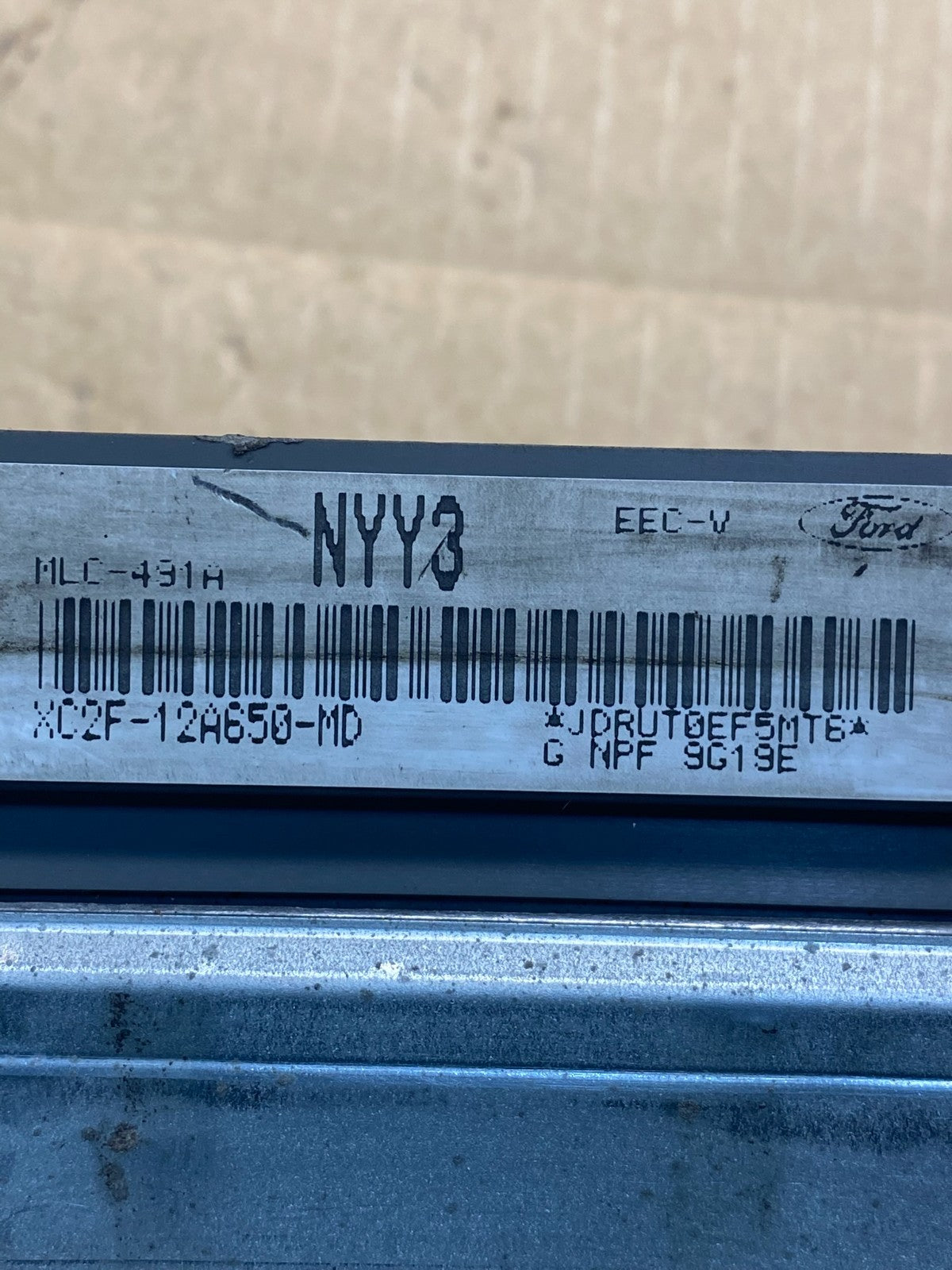2000 Ford F-250 F-350 5.4L Engine Control Unit ECU Computer Module AG9563 DG2