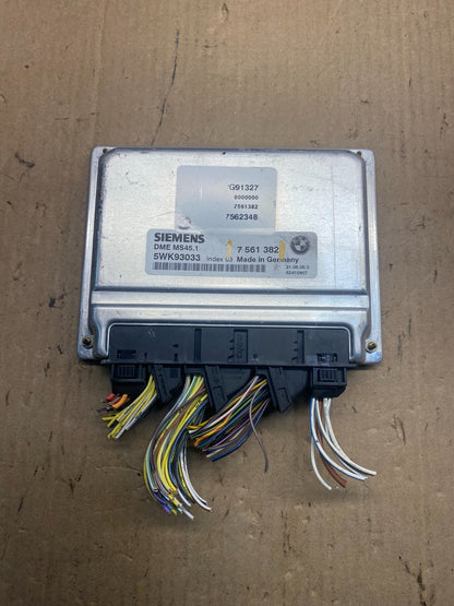 2003 2006 Bmw X3 ECU ECM Engine Control Module Computer 7561382 AE7754 DW0