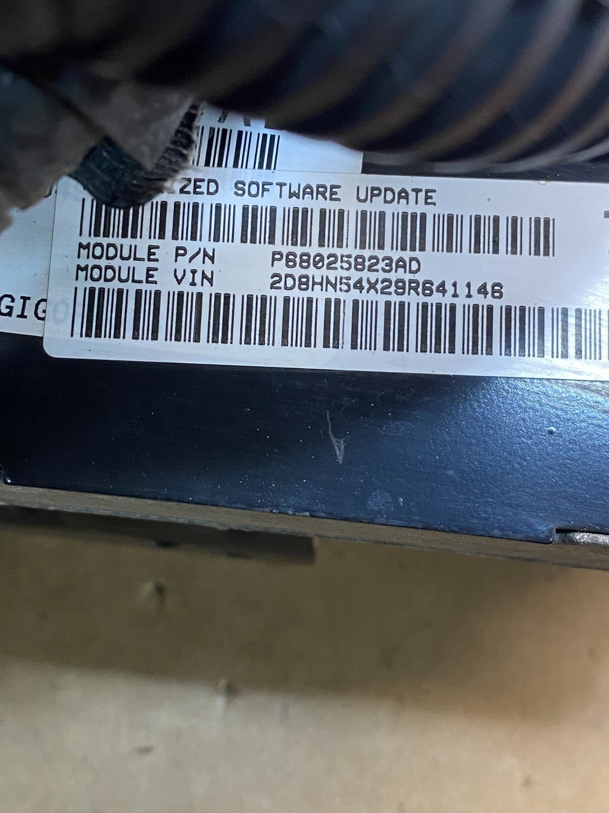 2008 2009 Dodge Caravan 3.6L Engine Computer ECU p68025823ad AD7368 DG2