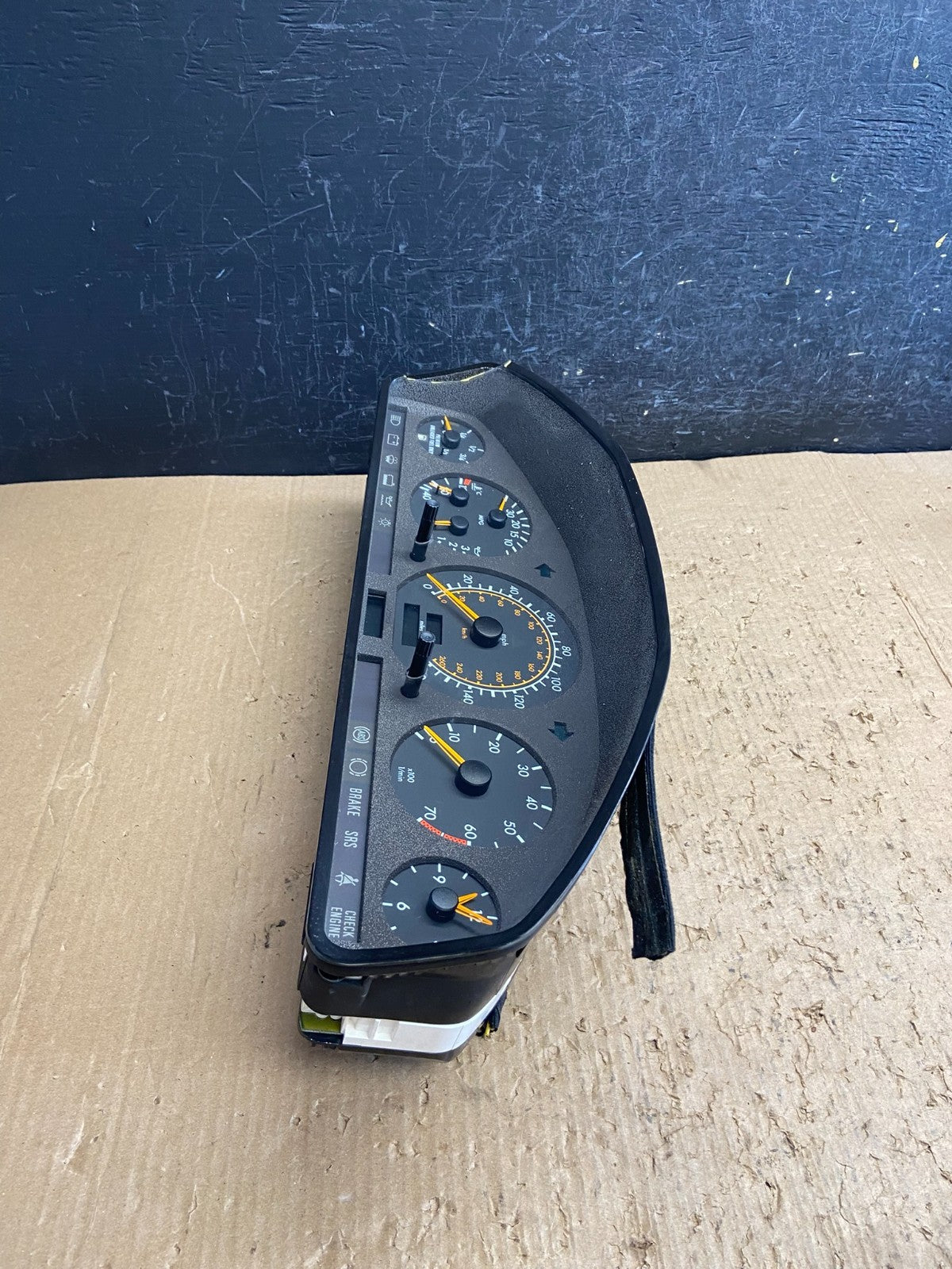 1996 to 1999 Mercedes W140 S420 Instrument Cluster Speedometer AF1596 DG2