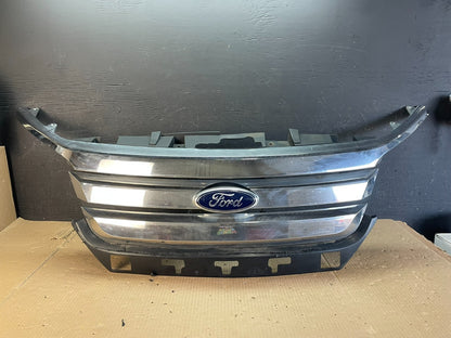 2010 2011 2012 Ford Fusion Front Upper Chrome Grill Grille AE3774 DG0