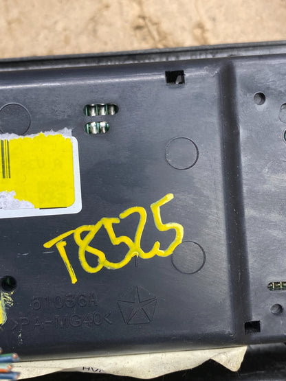 2010 to 2012 Dodge Caliber Dash Radio Center Bezel Climate Dash T8525 DG6