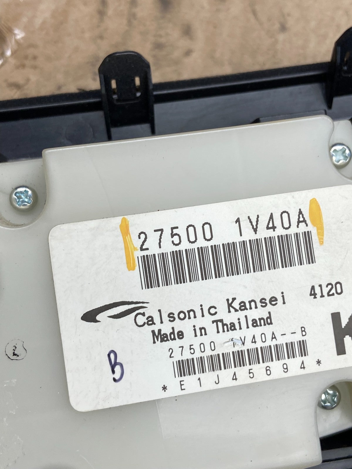 2009 - 2012 Nissan Murano Temperature Climate A/C AC Control Panel AD7230 DG7
