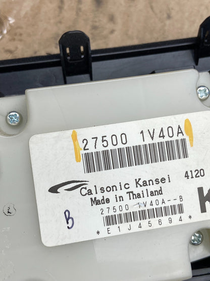 2009 - 2012 Nissan Murano Temperature Climate A/C AC Control Panel AD7230 DG7