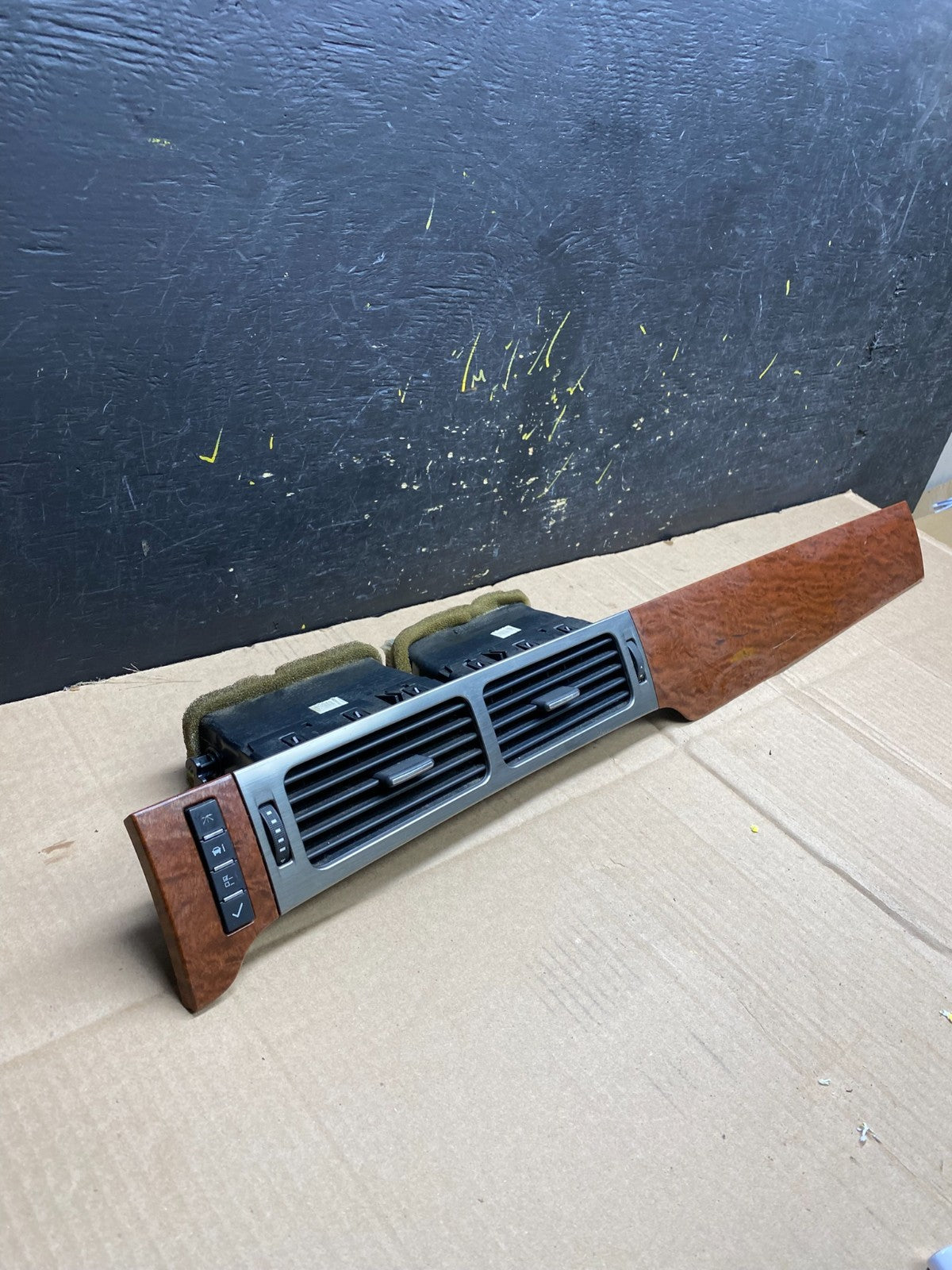 2007-2014 GMC Yukon Denali ash Center Trim Plate Air Vent Maple Wood aa4522 DG2