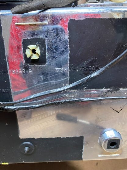 2003 to 2011 Lincoln Town Car Rear License Plate Trim Panel U7440 DG10