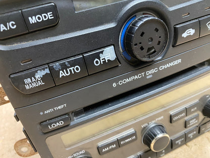 2006-2008 Honda Pilot Center Radio AM CD Player Climate Control Oem Z1970 DG1
