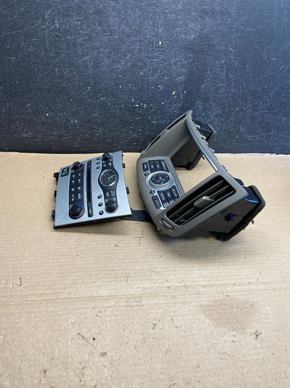 2007 to 2010 Infiniti G37 Radio Player Climate Control Panel Bezel ah3550 DG2