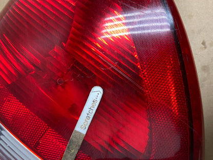 2004 to 2007 Dodge Grand Caravan Left Driver Lh Tail Light AG9186 LK3