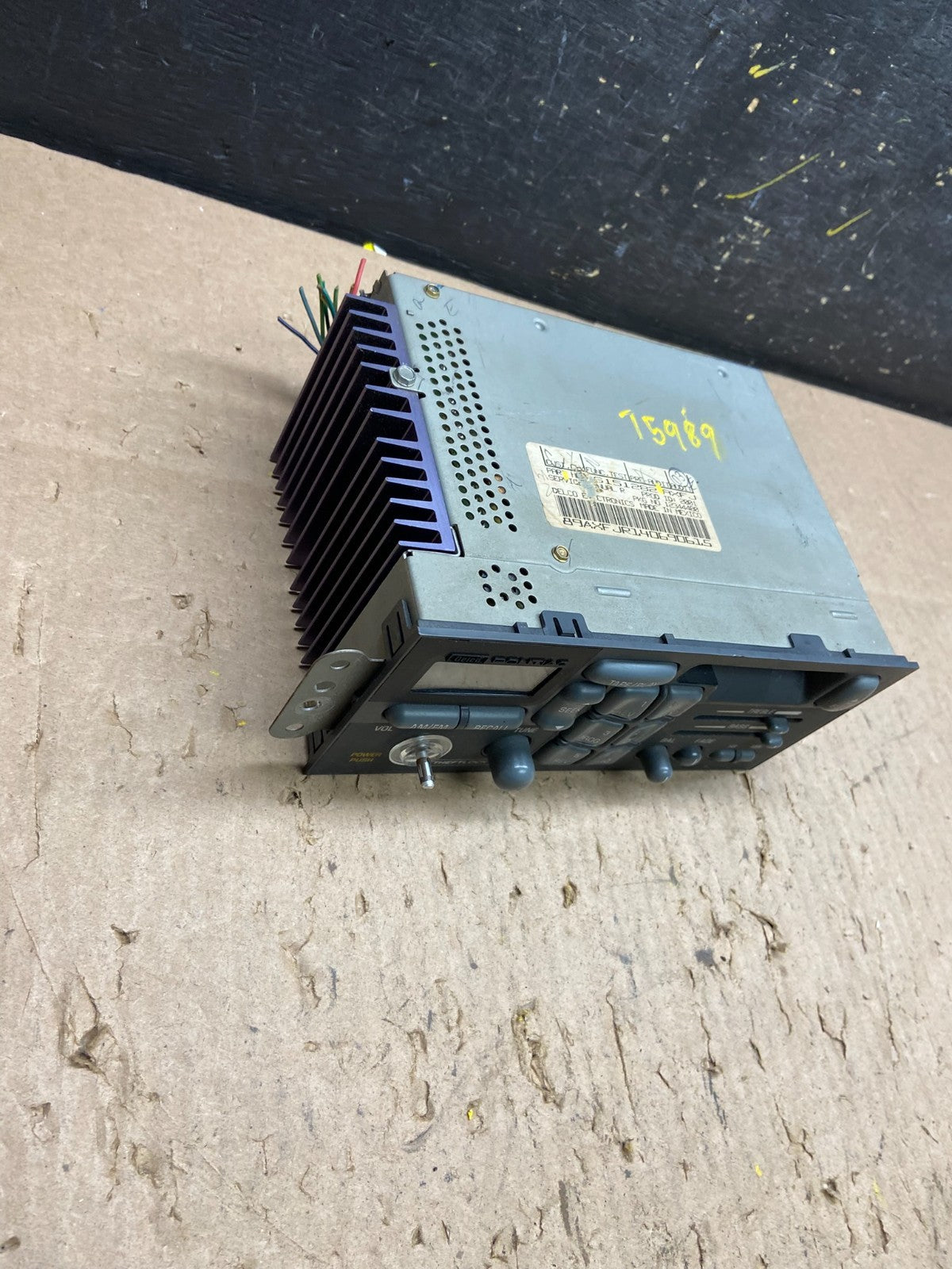 1994 - 1996 Pontiac Grand Prix Radio Cassette AM/FM Panel Oem T5989 DG5