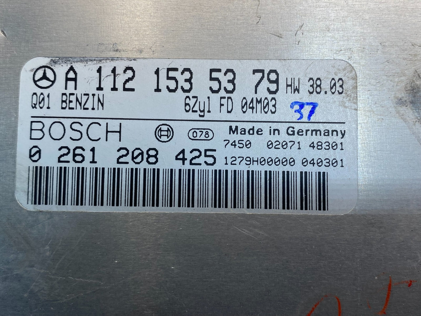 2003 to 2005 Mercedes ML350 SLK350 Engine Computer Module ECM ECU AF8918 DG2