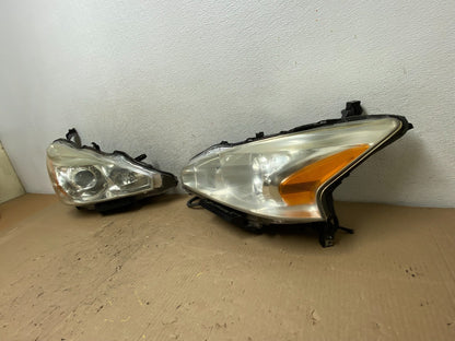2013 to 2015 Nissan Altima Left+Right Side Set Halogen Headlights AG8073 DW2