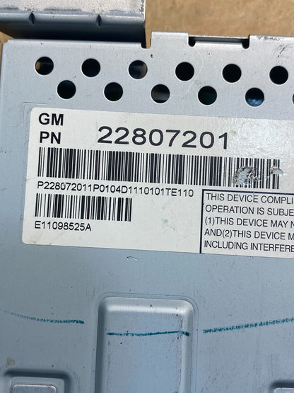 2010 - 2011 Chevrolet Equinox Radio Display Screen Information Dash Oe AD7338 DG2