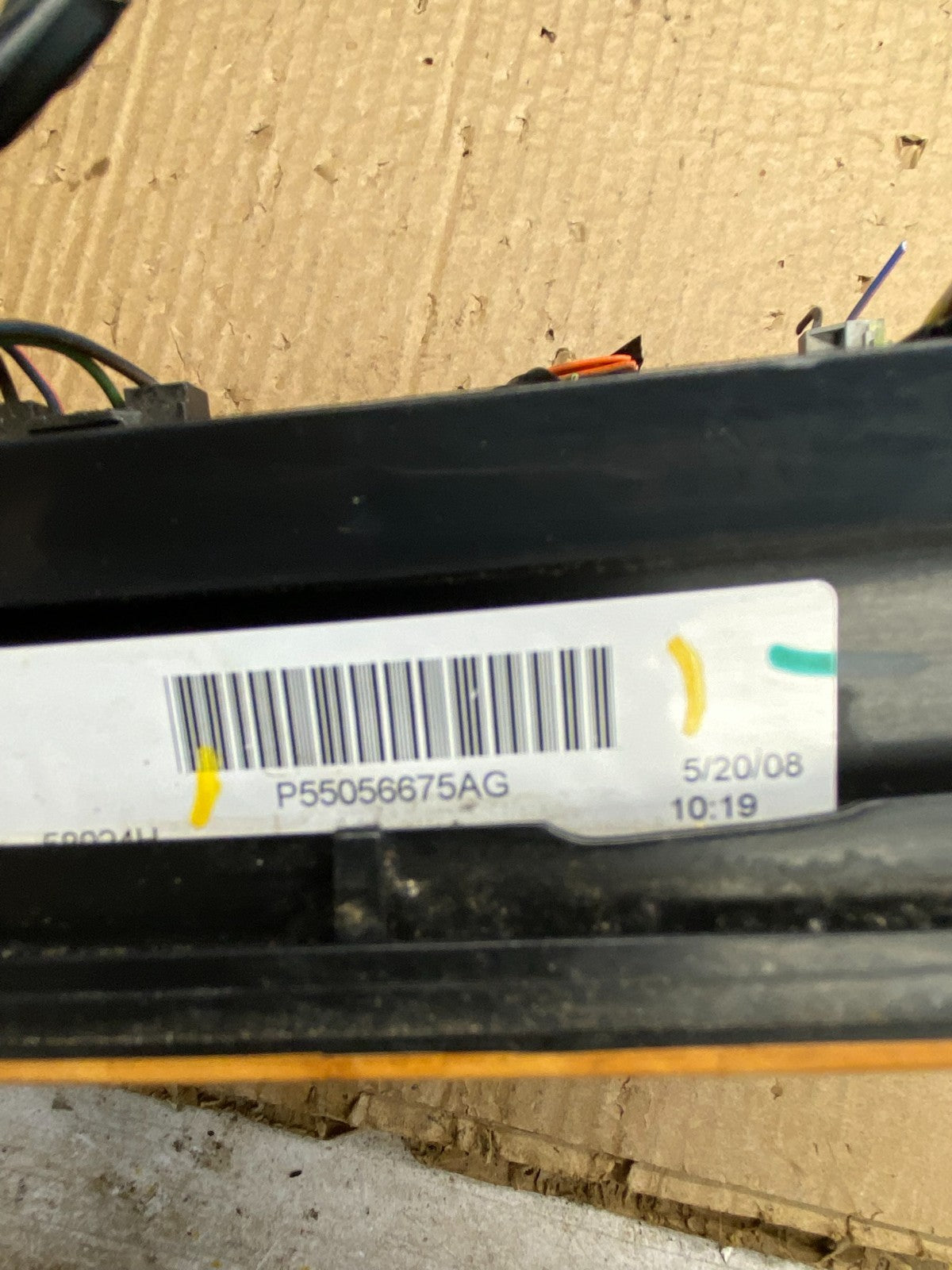 2007-2009 Chrysler Aspen Heat Climate Temperature Control Radio Bezel AC9532 DG5