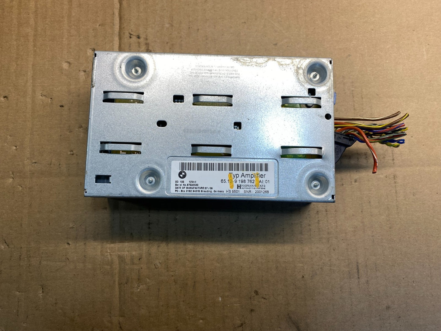 2008 to 2010 Bmw 528i 535i Harman Becker Stereo Audio Amplifier Amp Oe AA7630 DG1