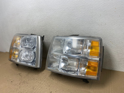 2007 to 2014 Chevrolet Silverado Left+Right Side Headlights AJ2323 DW1