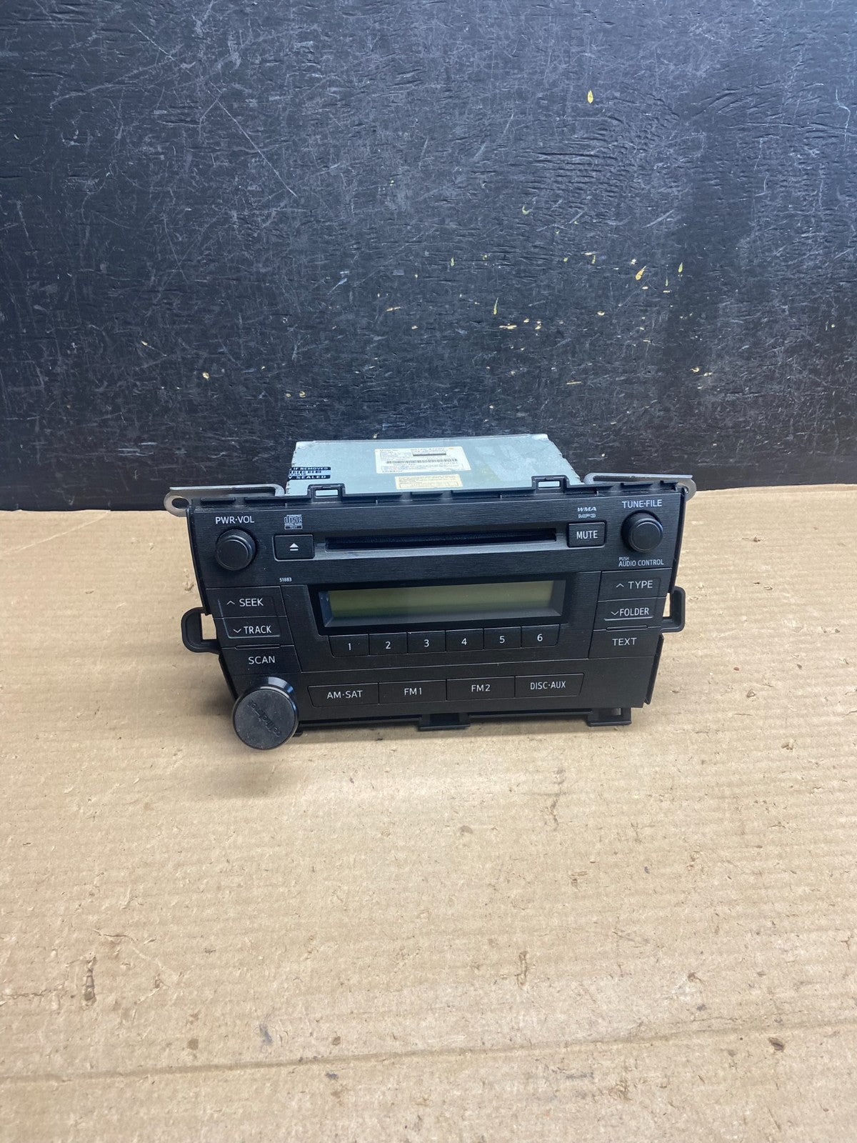 2010 to 2011 Toyota Prius Radio Stereo Receiver Aux Disc CD Player ah5305 DG0