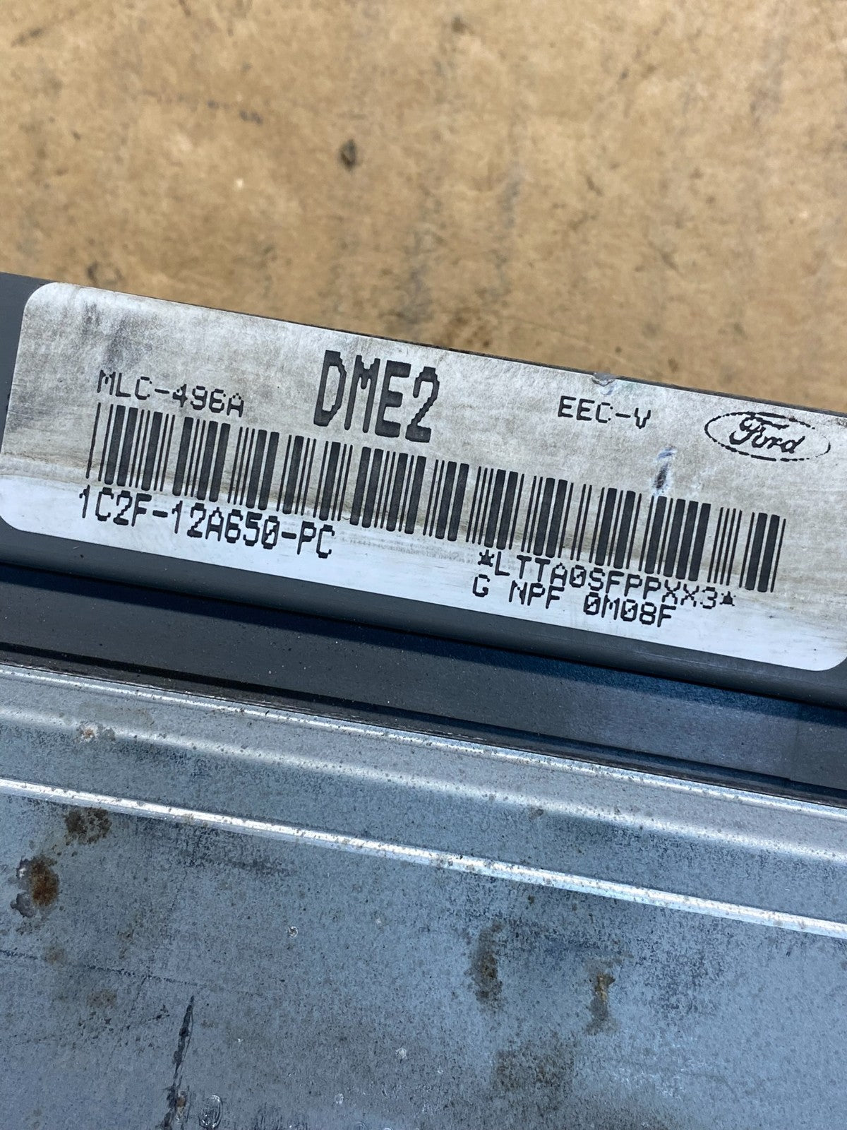 2001 Ford Van E-150 5.4L Engine Control Unit ECU Module 1C2F-12A650-PC AH5020 DG2