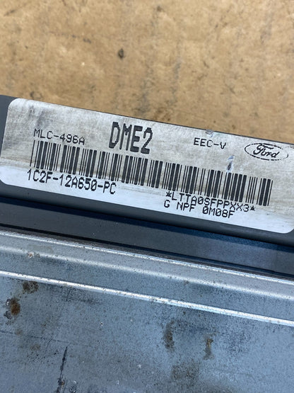 2001 Ford Van E-150 5.4L Engine Control Unit ECU Module 1C2F-12A650-PC AH5020 DG2