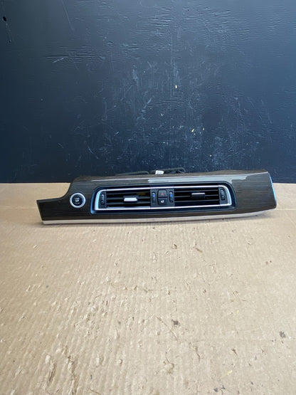 2009-2015 Bmw 7 F01 F02 Center Dash AC Vents Start Button Trim Bezel AC6436 DG0