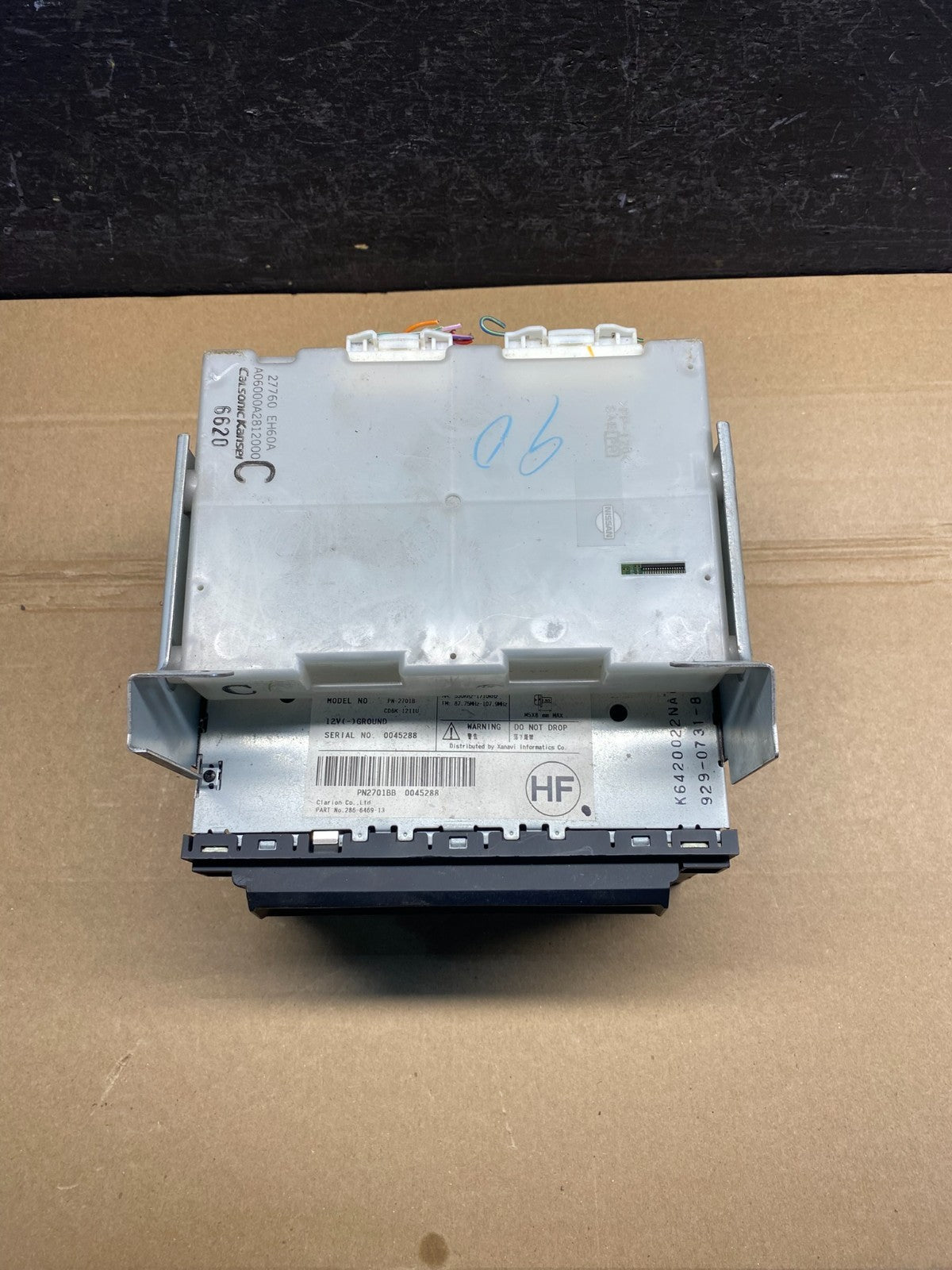 2006 2007 Infiniti M35 Radio AM/FM Single Disc CD Receiver AD4927 DG3