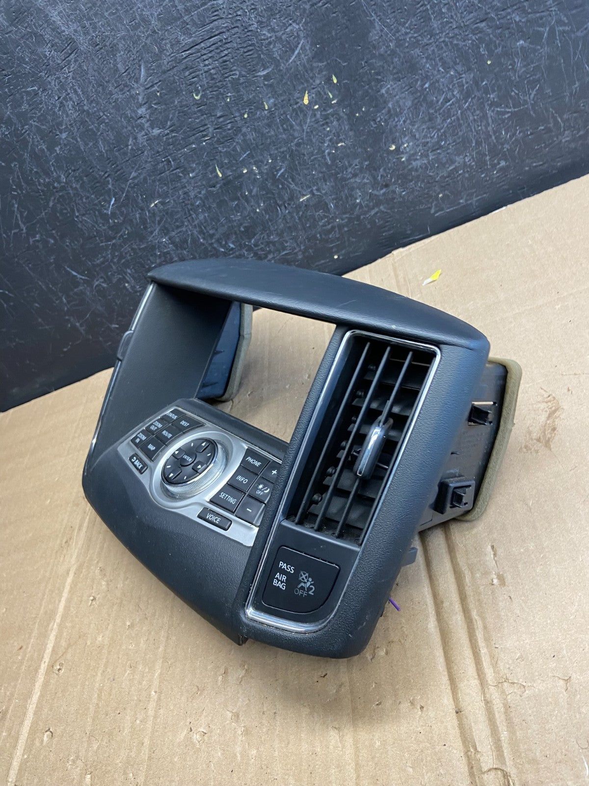 2011 2012 2013 Nissan Maxima Radio Audio Panel Control Bezel Trim ad7245 DG2