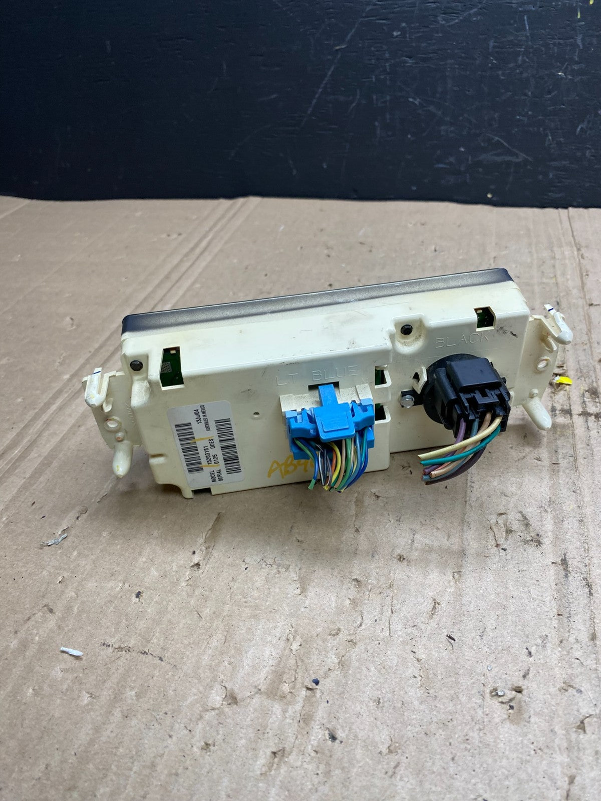 2003-2006 GMC Chevrolet Envoy Trailblazer Climate Control A/C Panel ac9191 DG3