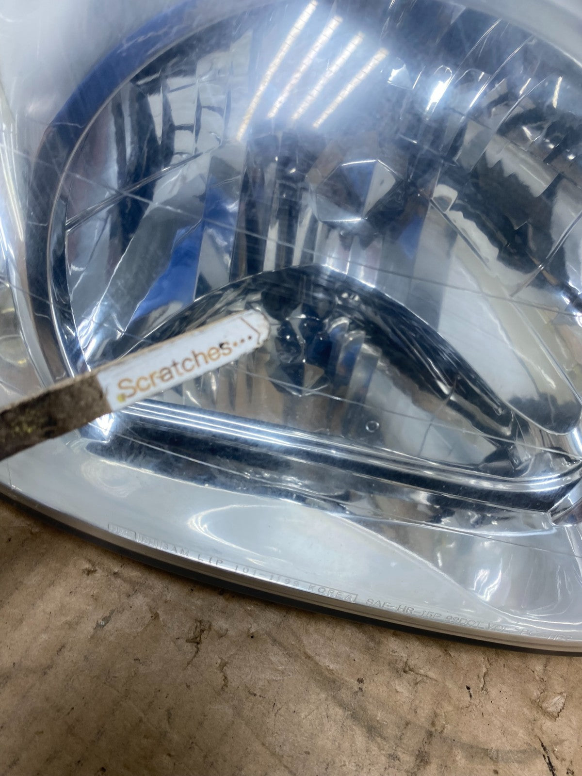 2001-2003 Hyundai Santa Fe Left+Right Headlights Halogen AI7933 DW3