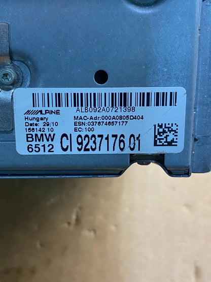 2010-2013 BMW F10 535i 550i Am Fm Cd Player Radio Receiver AG7366 DG6