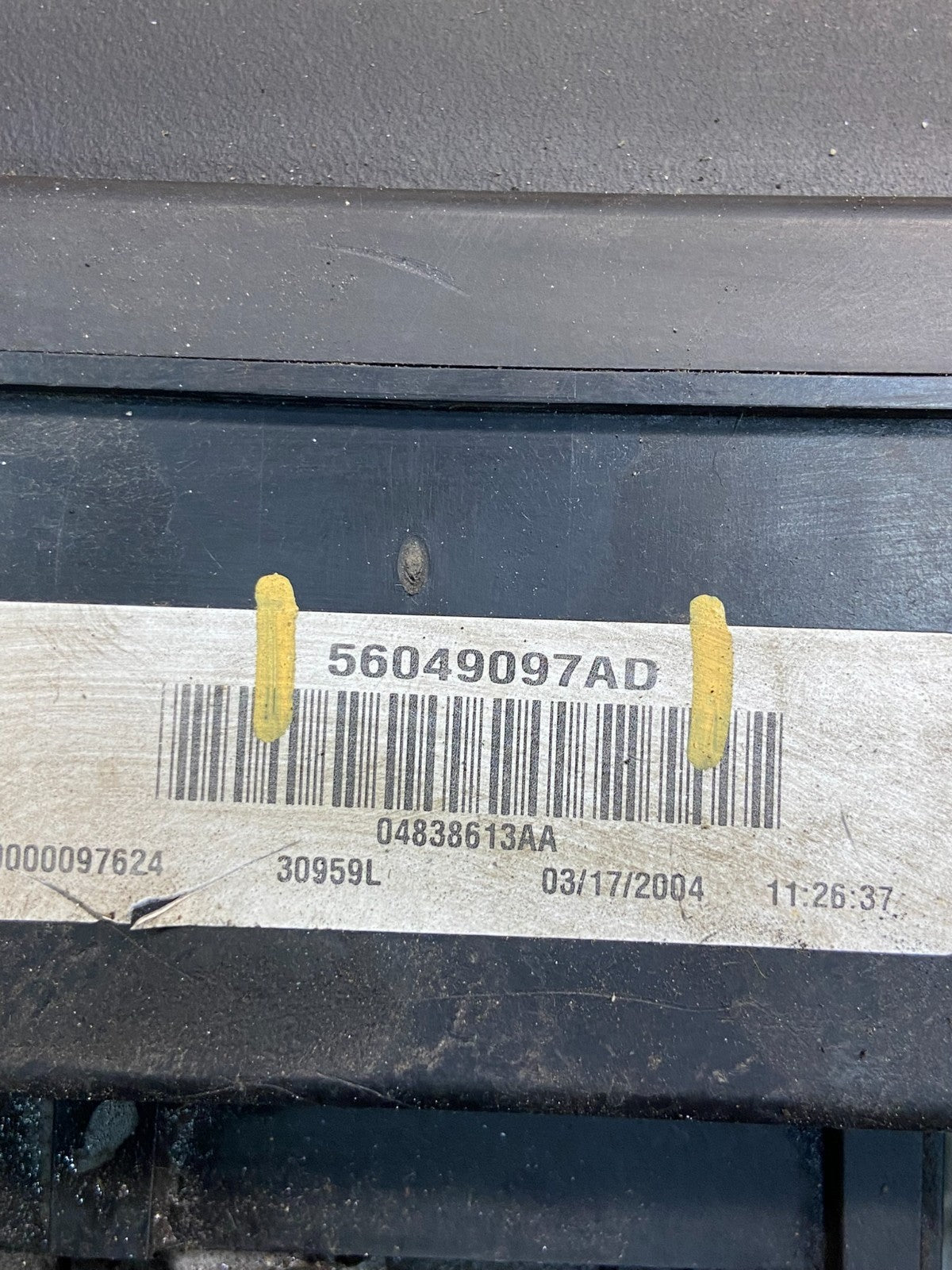 2004 2005 Dodge Durango Fusebox Fuse Box Relay Body BCM Control Module AE4656 DG6