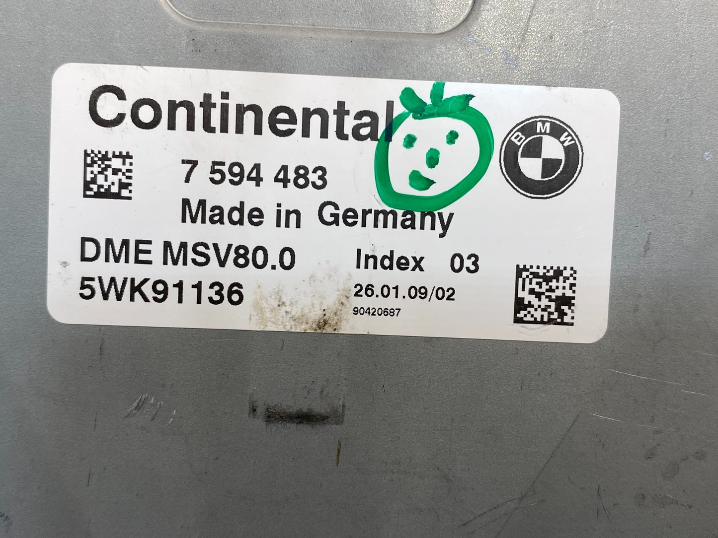 2007 to 2014 BMW X5 ECM ECU Engine Control Computer Module 7594483 af7772 DG2