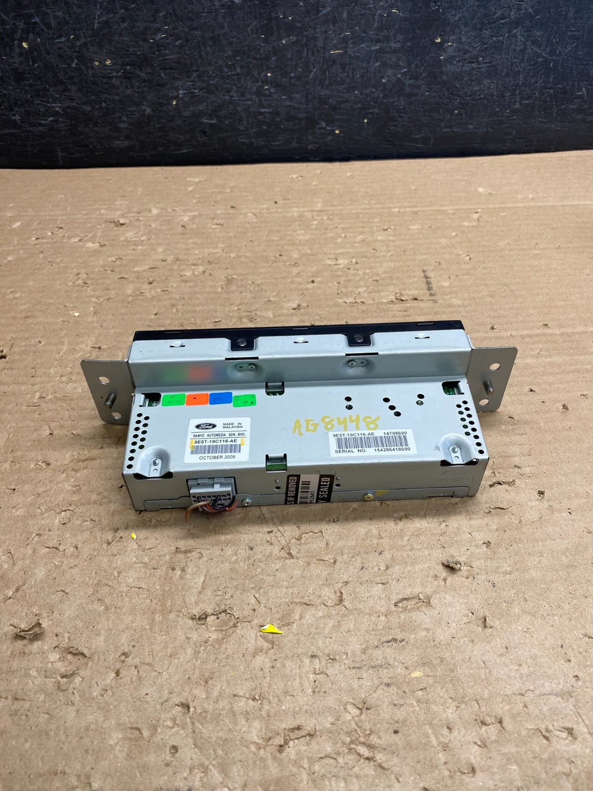 2010 2012 Ford Fusion Dash Information Display Screen AG8448 DG3