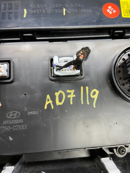 2015 to 2017 Hyundai Sonata Ac Heater Climate Control ad7119 DG9
