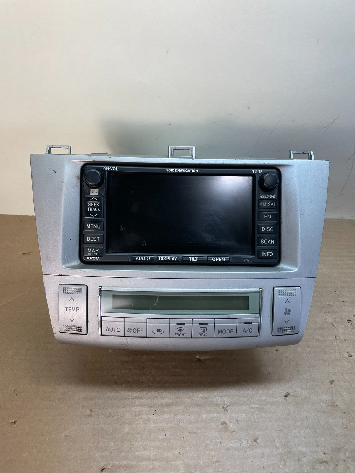 2004-2006 Toyota Solara JBL Navigation GPS Display Radio 86120-06170 AI0513 PS0