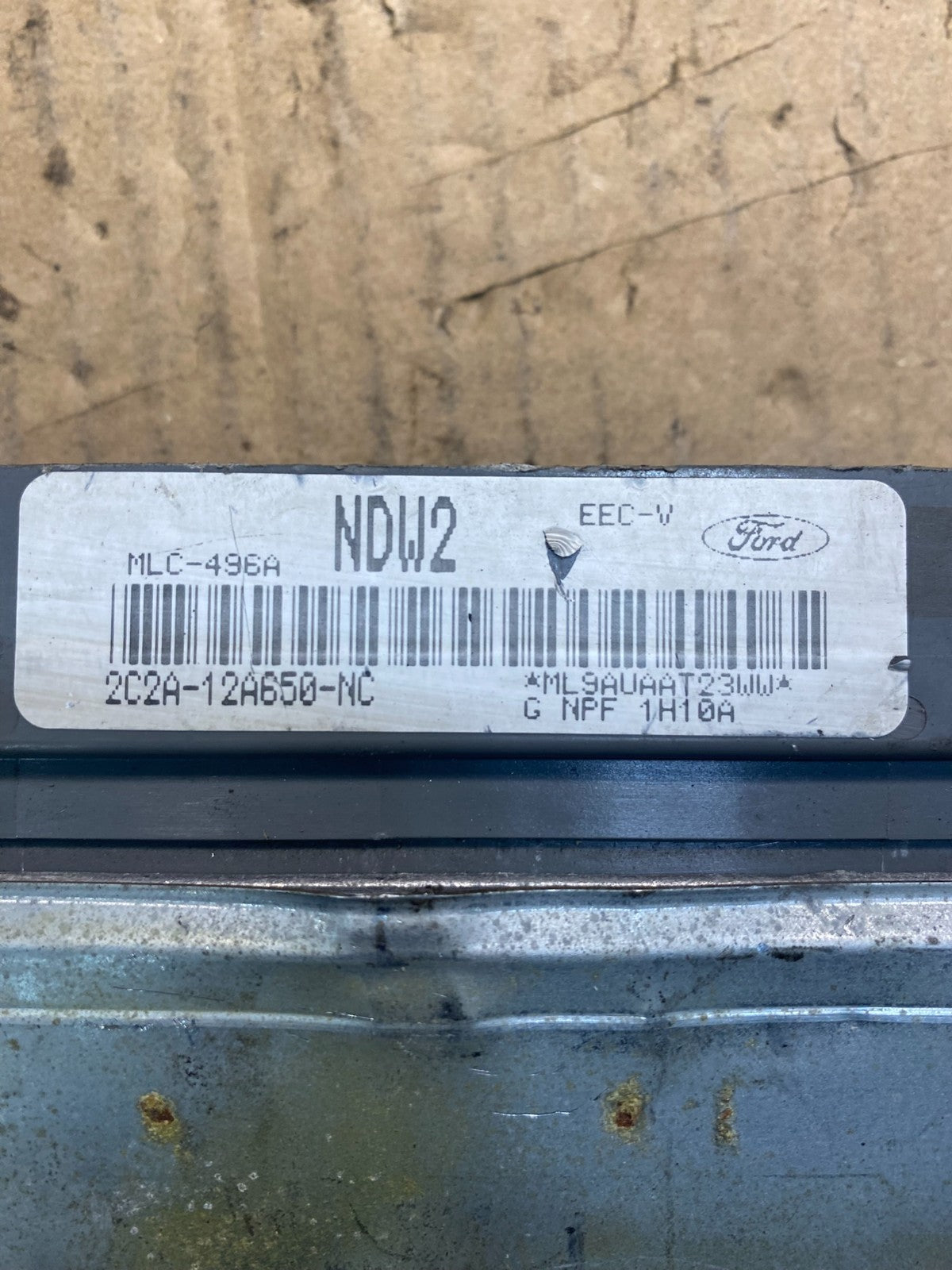 2002 Ford Van 5.4L Engine Control Module 2c2a-12a650-nc AB4368 DG2
