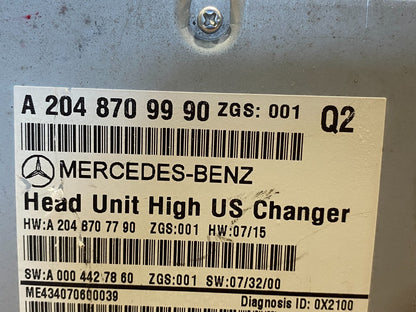 2008-2011 Mercedes W204 C300 C350 Navi Command Radio DVD CD Audio ae4807 DG6
