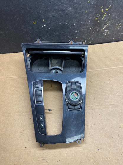 2010 2014 BMW 550i GT Center Shifter Console Trim Cup Holder Switches W6504 DG3