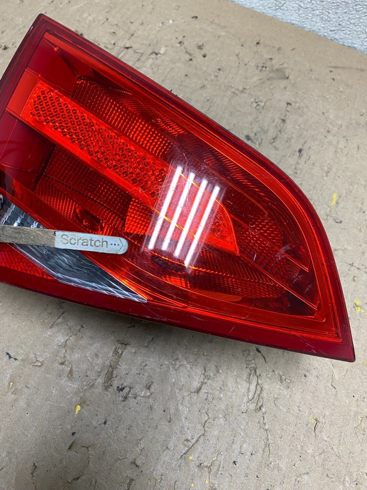 2009 2010 2011 2012 Audi A4 Sedan Left Driver Side Inner Tail Light Oem R9847 DW3