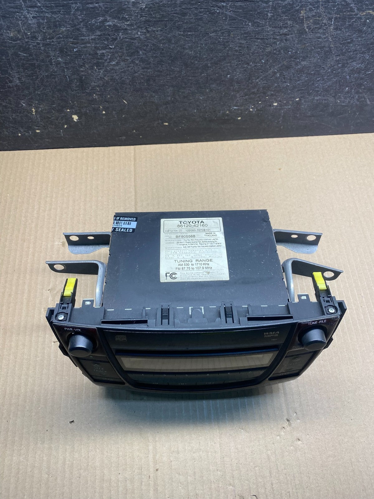 2006 to 2008 Toyota RAV4 Audio Equipment Radio Receiver AJ0321 DG3