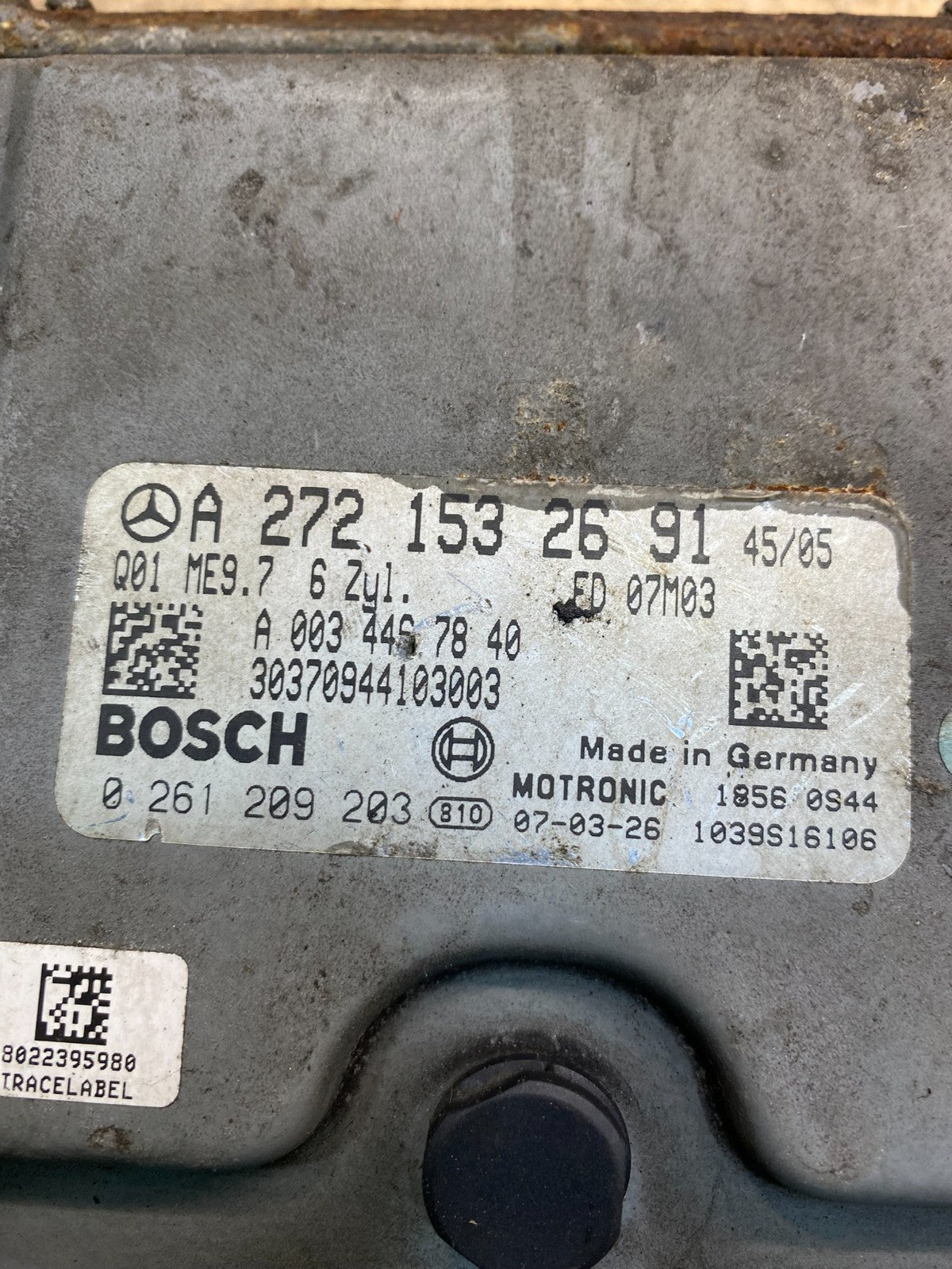 2006 to 2009 Mercedes 3.5L ECU E350 ML350 R350 Engine Computer Module AA5808 rDG2