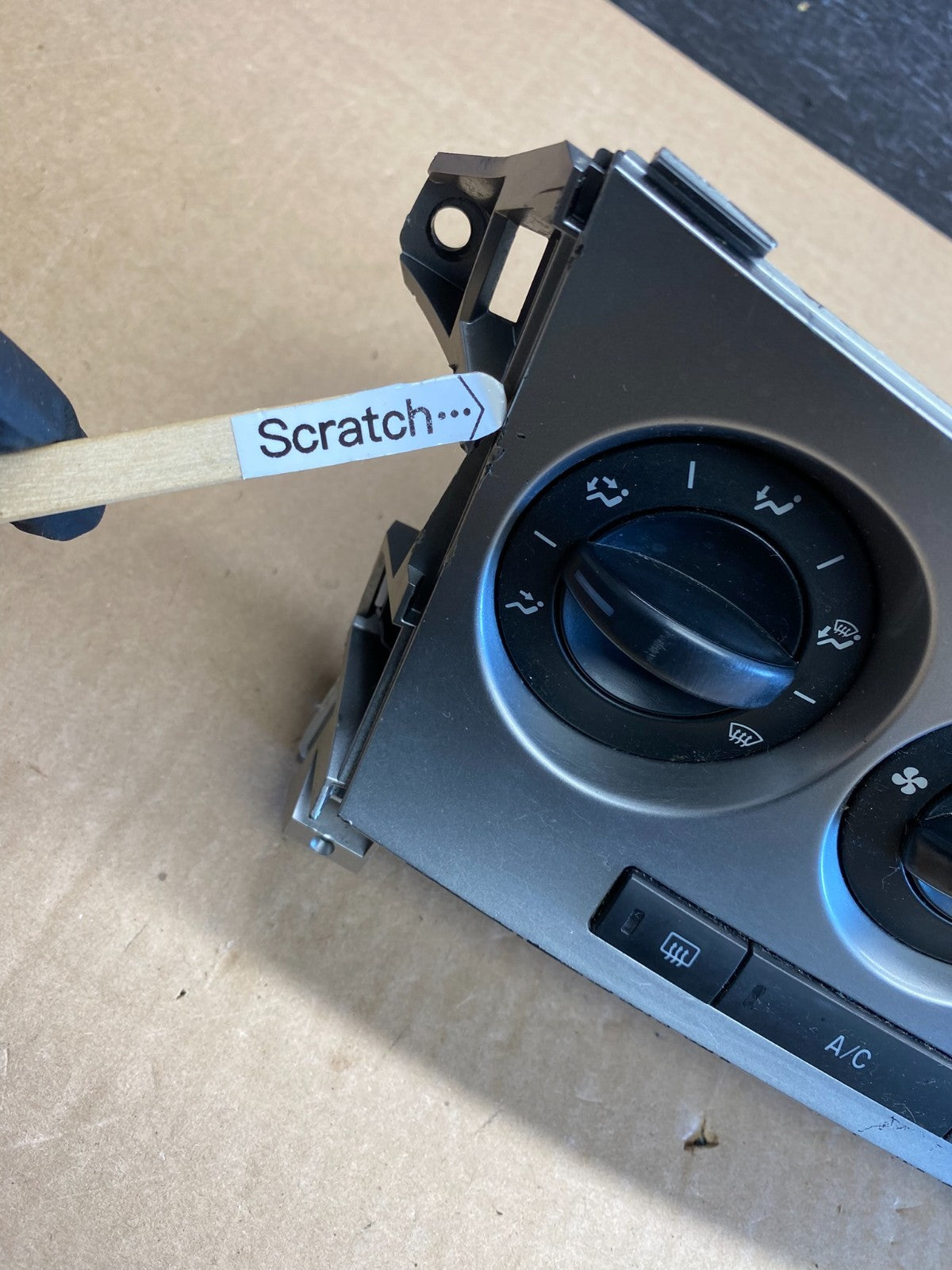 2010 to 2011 Mazda 3 Heat Climate Control Switch ai2992 DG2