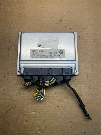 2003 to 2005 BMW X5 ECM ECU Engine Control Computer Module 7536649 AD9983 DW0