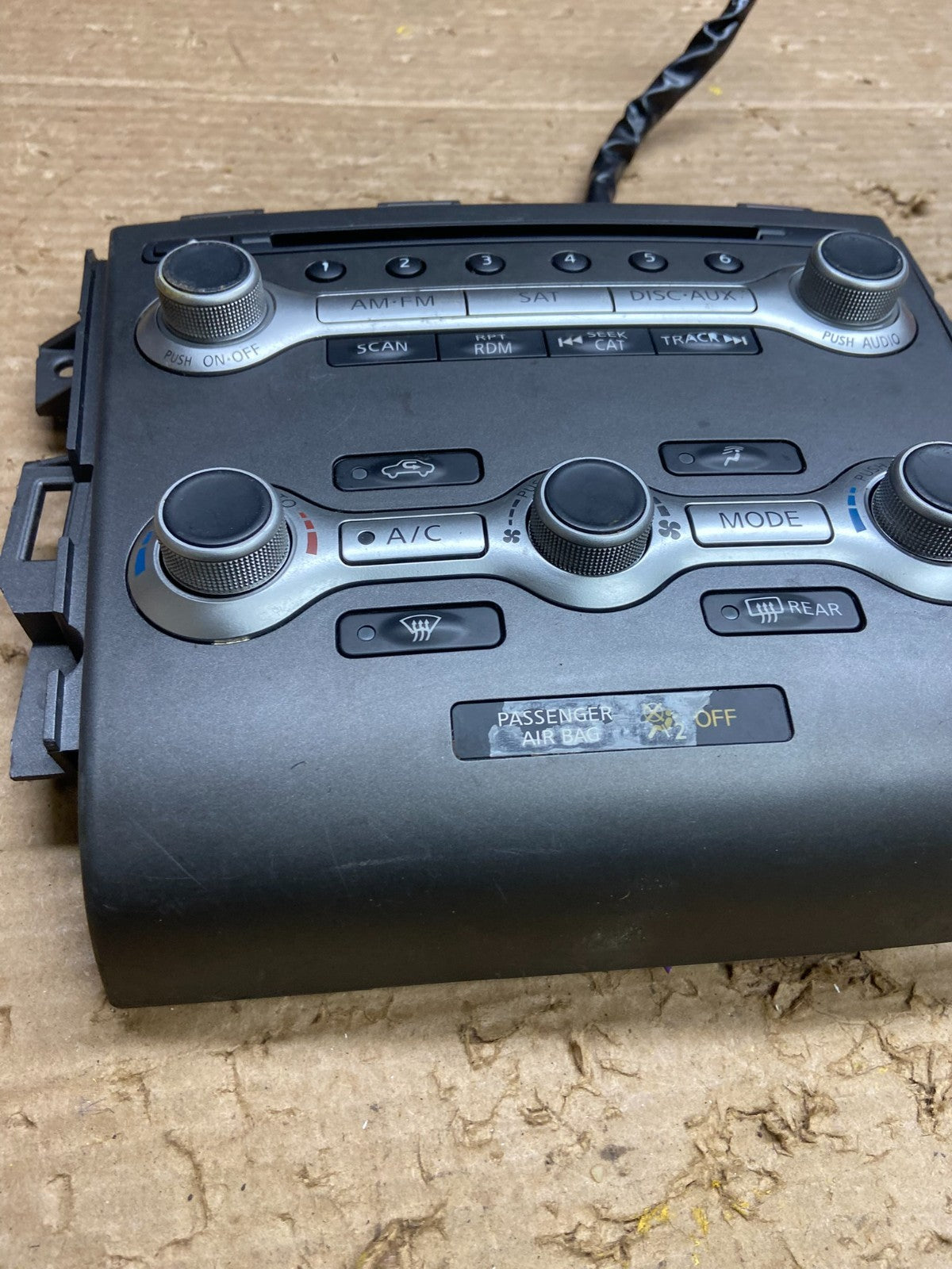 2010 - 2014 Nissan Murano Temperature Climate A/C AC Control Panel W3163 DG3