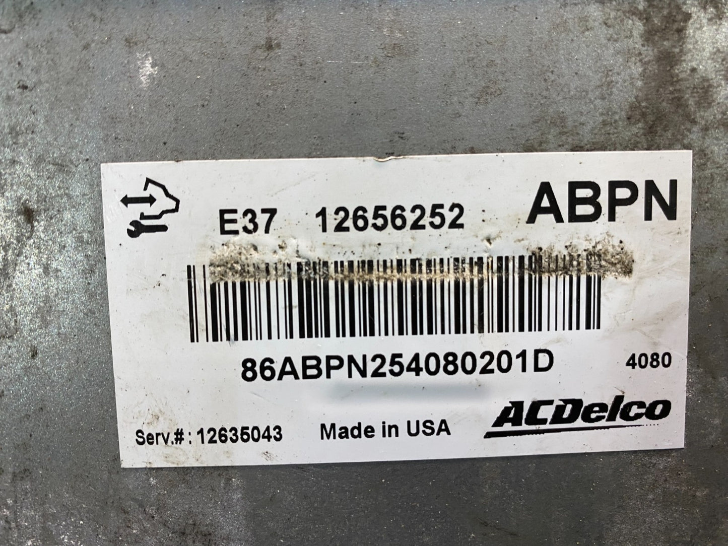 2010 to 2013 Chevrolet Silverado Engine Control Module 12656252 aa1762 DG4