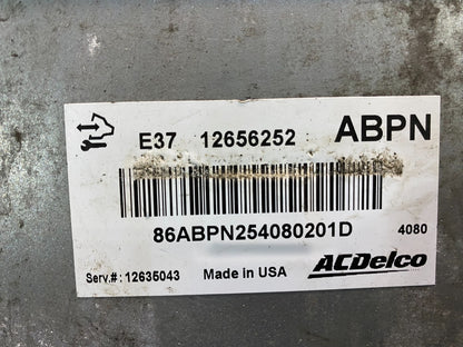 2010 to 2013 Chevrolet Silverado Engine Control Module 12656252 aa1762 DG4