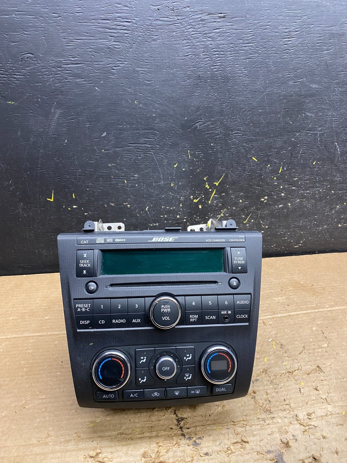 2007 to 2009 Nissan Altima Radio Cd Mp3 Player AUX Climate Control X1532 DG0