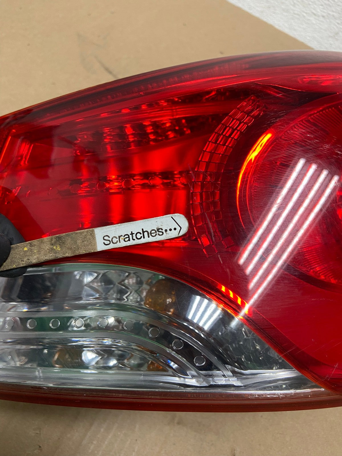 2011 2012 2013 Hyundai Elantra Sedan Right Passenger Tail Light AD6403 LK3