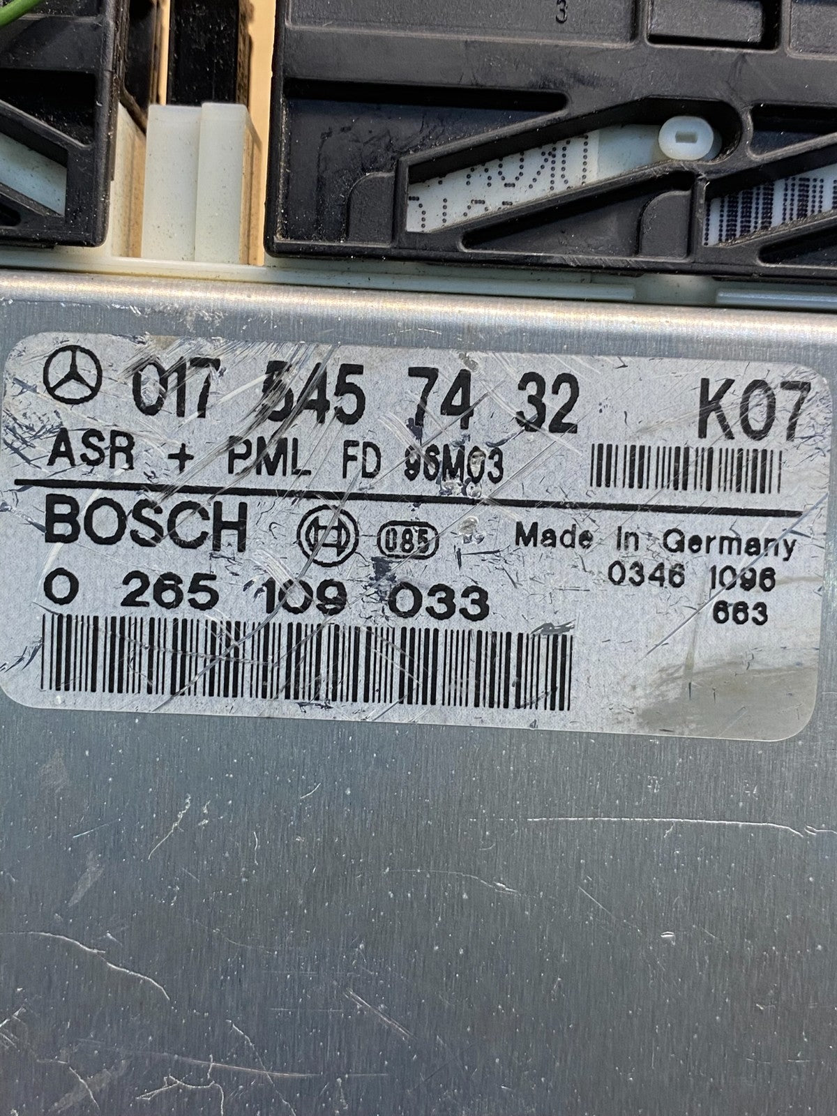1992 to 1999 Mercedes S430 S500 ECU ECM Engine Control Module Unit ae8081 DG2